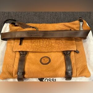 Like new soft leather messenger bag.  Purchased in Florence Italy